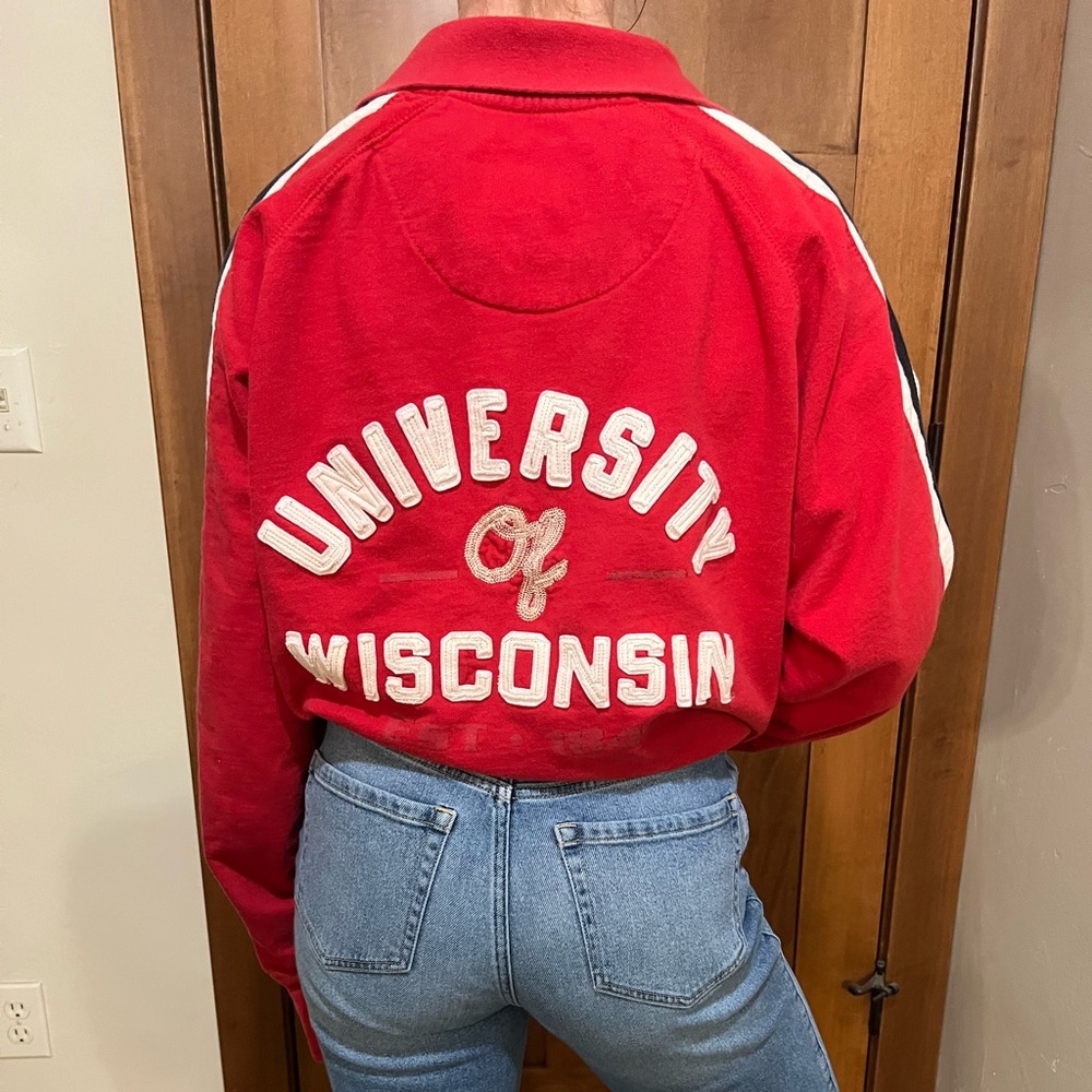 Vintage University of Wisconsin zip up